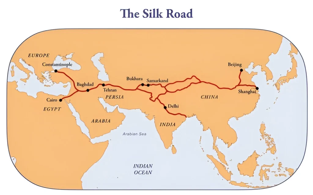 The Silk Road - A Catalyst for Silk Trade