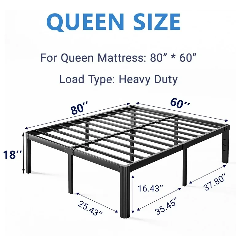 Dimensions Of Queen Bed Rails